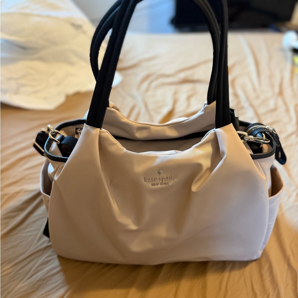 Kate Spade Black and Pink Diaper Bag